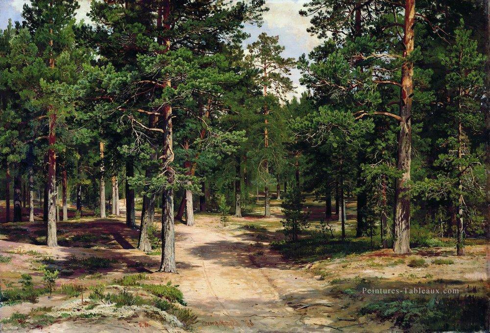 le sestroretsk bor 1896 paysage classique Ivan Ivanovitch Peintures à l'huile